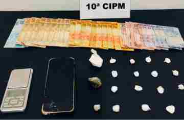 Laranjeiras – Homem é preso por trafico de drogas pela ROTAM